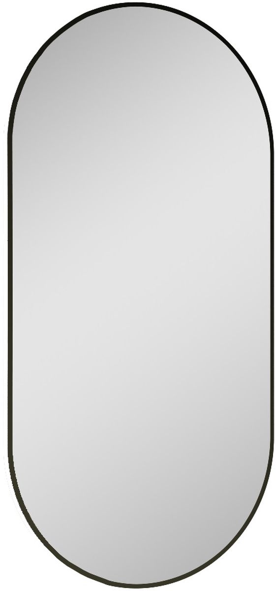 Elita Sharon lustro 52x92 cm owalne z oświetleniem czarny RE060520010560 - Wysyłka w 24h