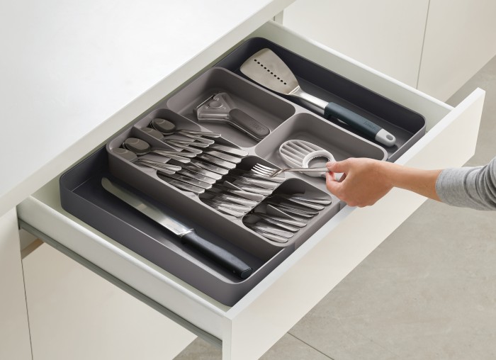 Joseph Joseph Drawer Store organizer na sztućce rozsuwany szary/grafitowy 85166 - Wysyłka w 24h