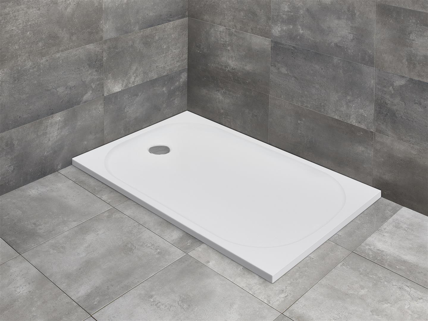 Radaway Zantos F brodzik 100x80 cm prostokątny biały M3ZNF1080-06