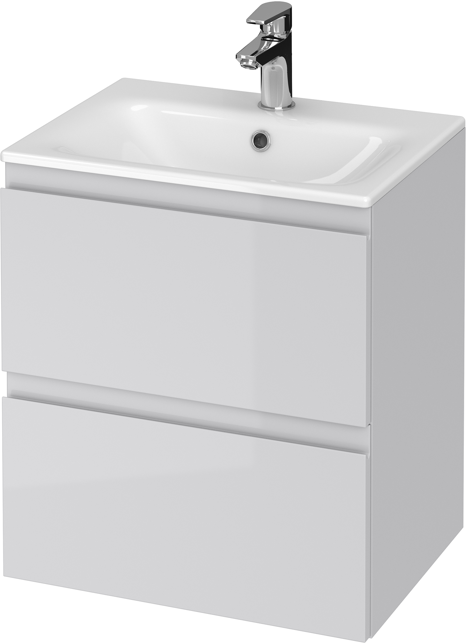 Cersanit Moduo umywalka z szafką 50 cm zestaw meblowy szary S801-311-ECO - Wysyłka w 24h