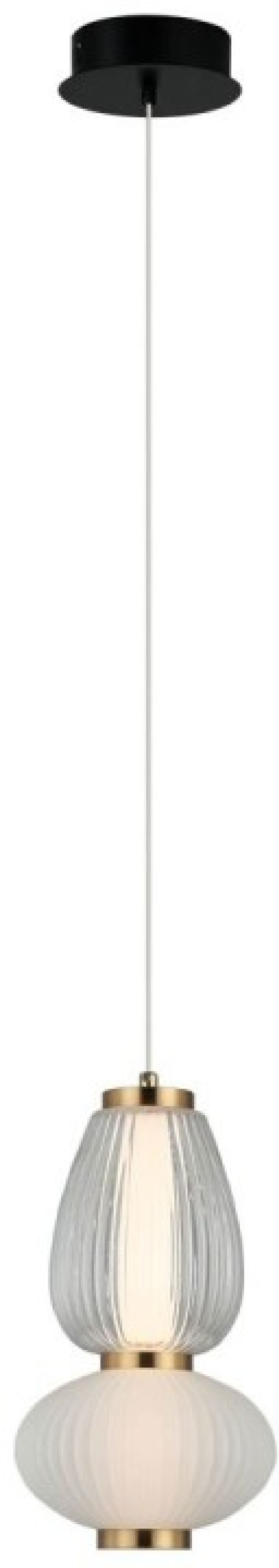 Italux Gastel lampa wisząca 1x8 W przezroczysta PND-74937-2-BK