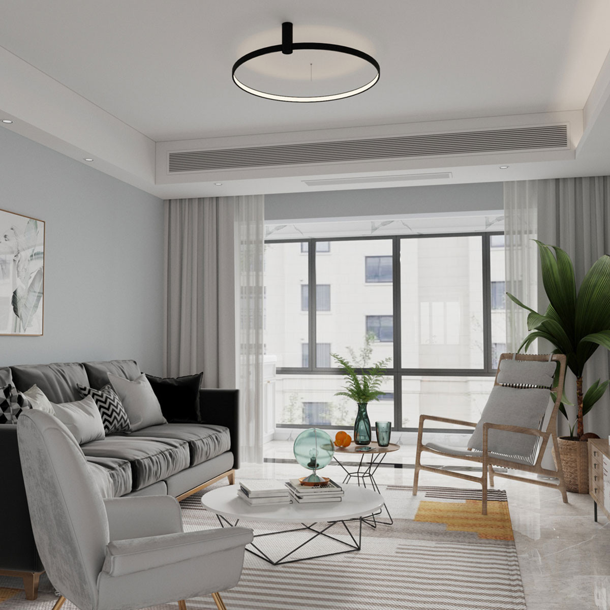 Light Prestige Ring lampa podsufitowa 1x35 W czarna LP-909/1CSBKCCT - Wysyłka w 24h