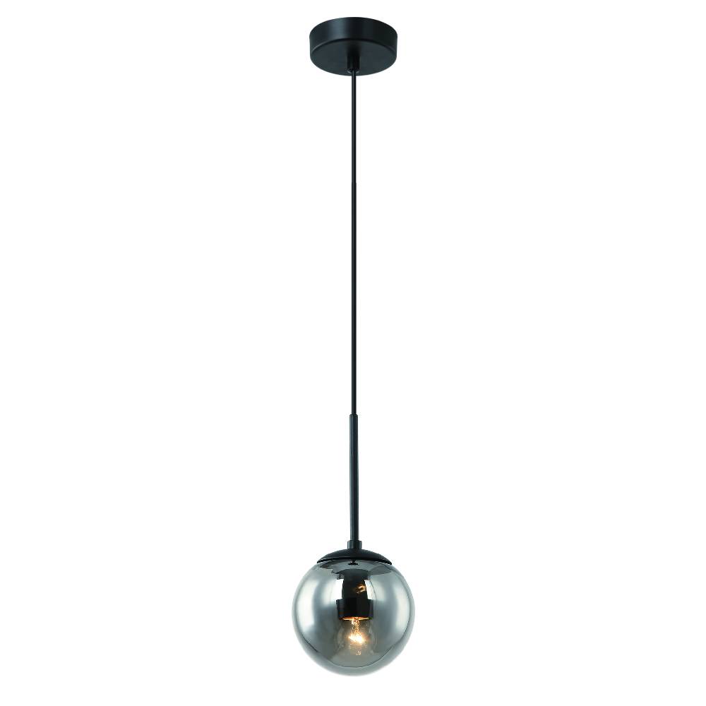 Orlicki Design Bao I Nero Fume lampa wisząca 1x8W czarny/szkło dymione OR80063 - Wysyłka w 24h