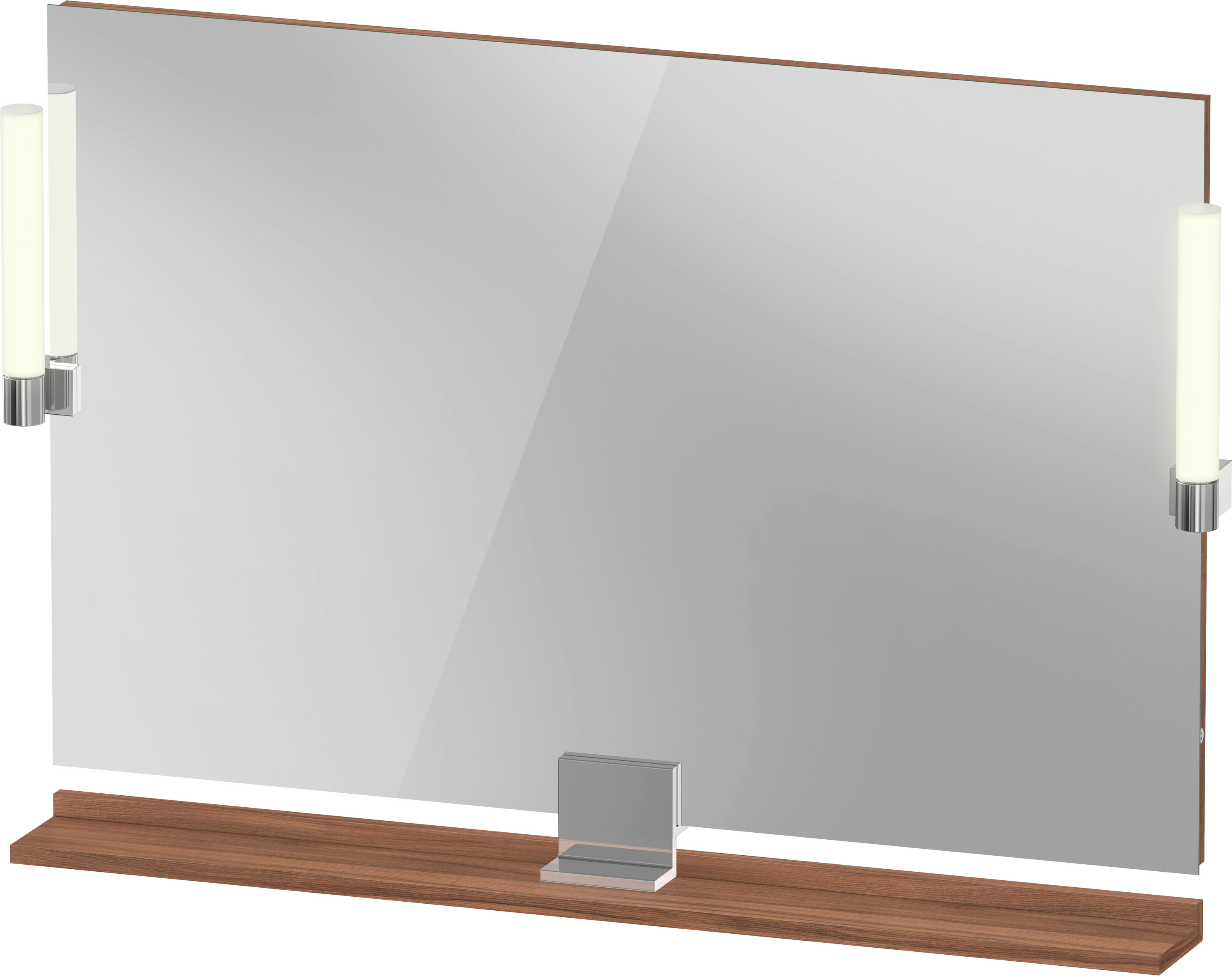 Duravit Sivida lustro 105x65 cm prostokątne z oświetleniem chrom-drewno SV7423010790000