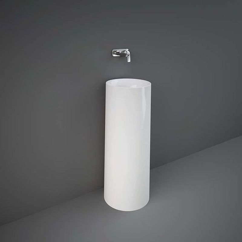 Rak Ceramics Petit umywalka 36 cm okrągła wolnostojąca biała PETFS13600AWHA - Wysyłka w 24h