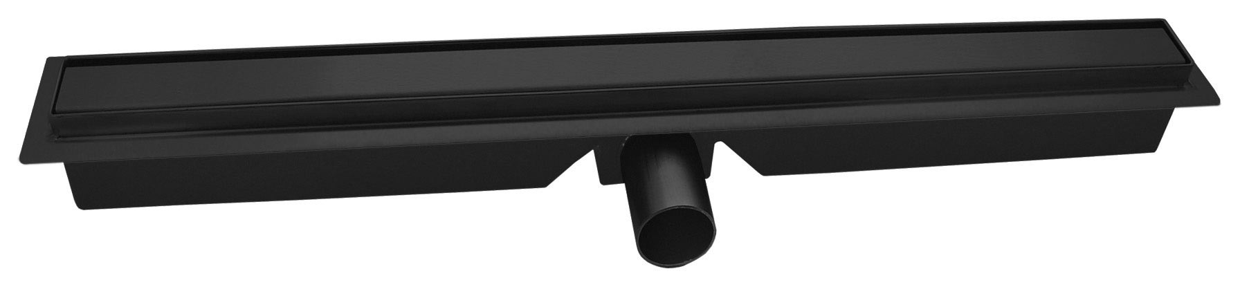 Ferro Super Slim Pro odpływ prysznicowy 80 cm liniowy czarny mat OLSP1-80-BL