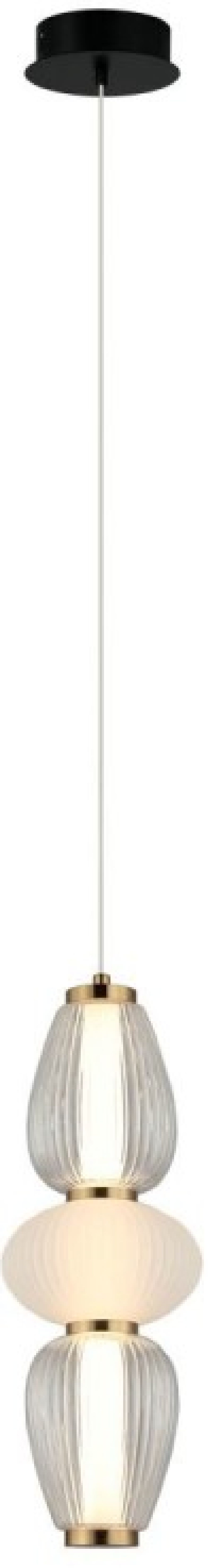 Italux Gastel lampa wisząca 1x16 W przezroczysta PND-74937-3-BK
