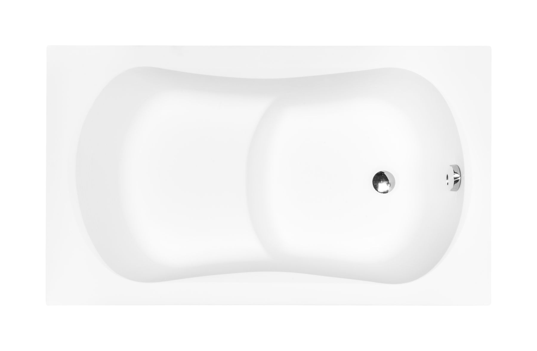Besco Aria Rehab wanna prostokątna 120x70 cm z siedziskiem biała #WAR-120-PA