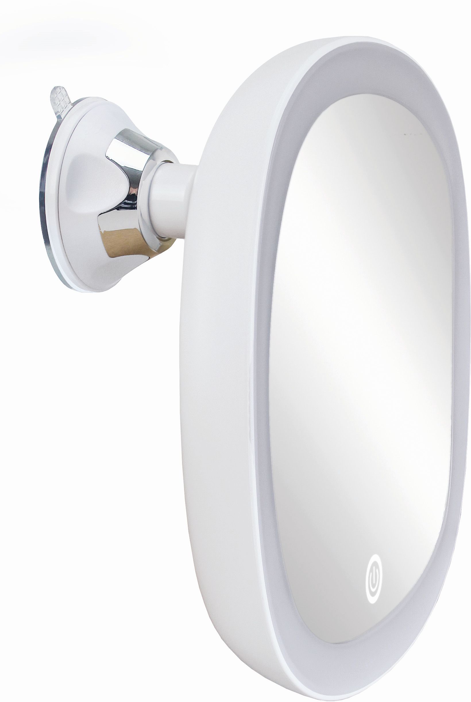 Kleine Wolke LED Mirror lusterko kosmetyczne 21,5x21,5 cm okrągłe z oświetleniem biały 8098100886