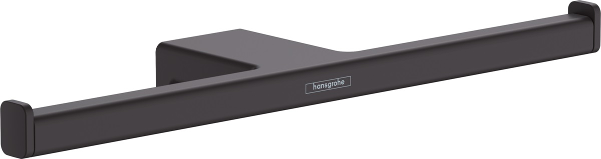 Hansgrohe AddStoris uchwyt na papier toaletowy podwójny czarny mat 41748670