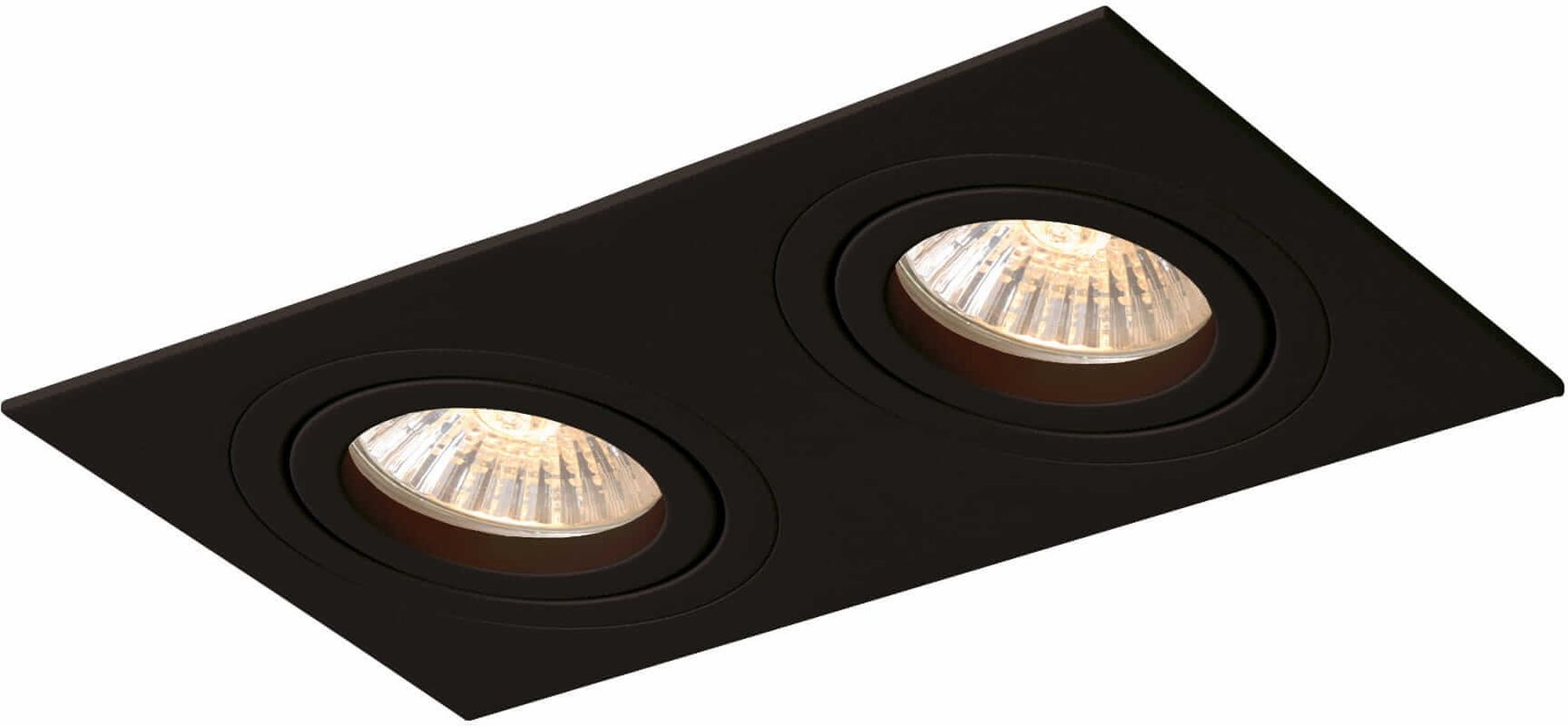 Light Prestige Metis lampa do zabudowy 2x50W czarna LP-2780/2RSBK - Wysyłka w 24h