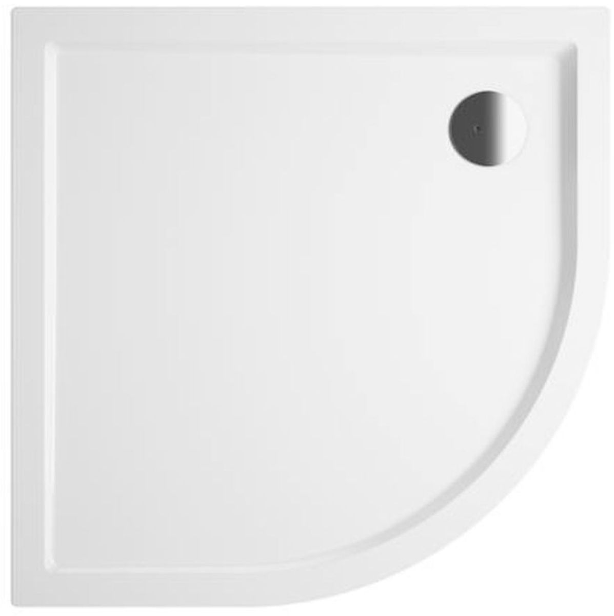Riho Zurich 278 brodzik 80x80 cm półokrągły biały D001021005