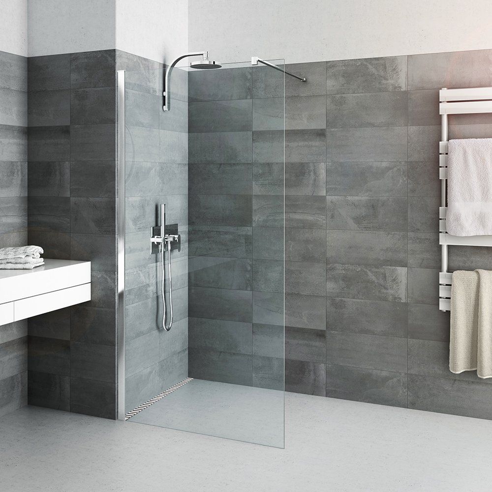 Roth Walk In ścianka prysznicowa 120 cm chrom/szkło przezroczyste CI TWF 12020 VPF - Wysyłka w 24h