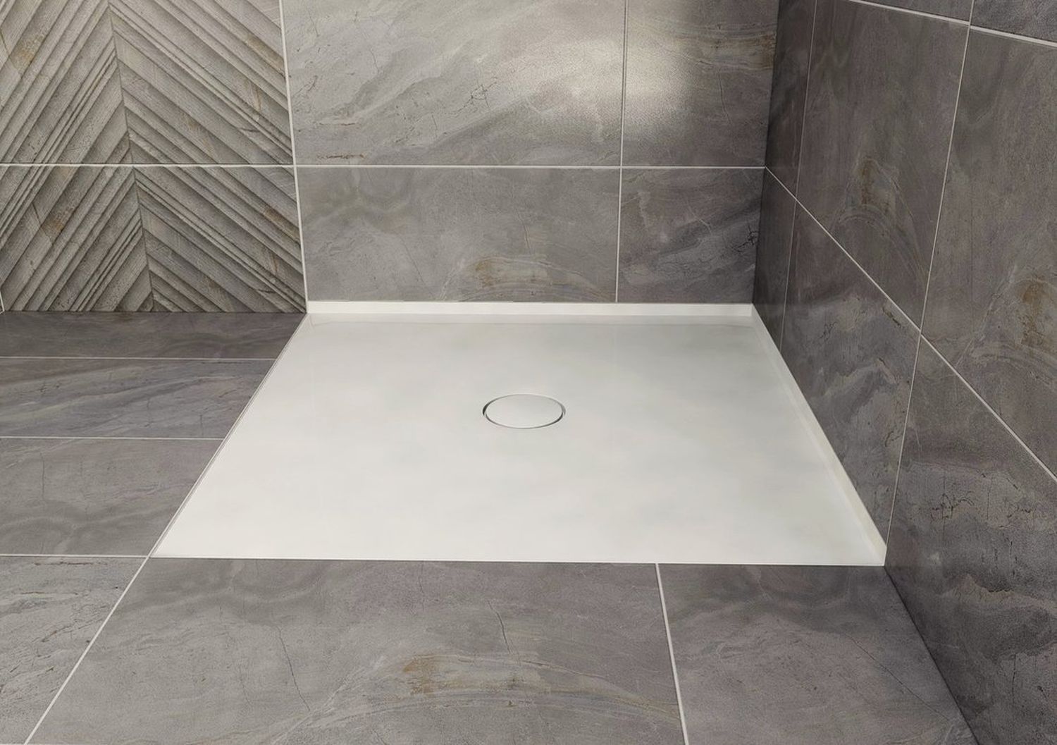 Polysan Mirai brodzik 80x80 cm kwadratowy biały 73182