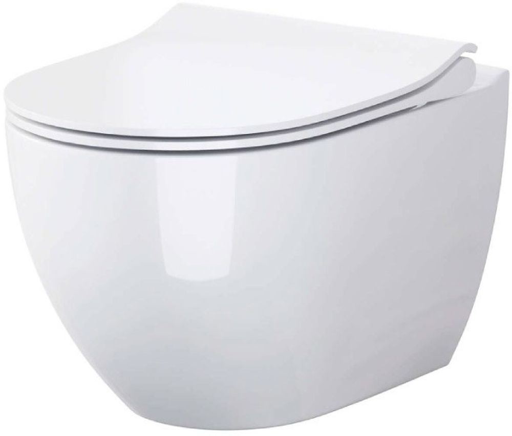 Zestaw Cersanit Zen miska WC Clean On z deską wolnoopadającą Slim EcoBox biały S701-428-ECO - Wysyłka w 24h