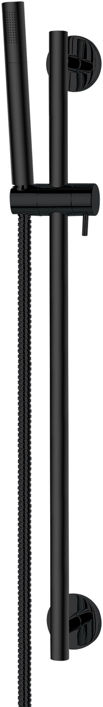 Omnires Microphone zestaw prysznicowy ścienny czarny półpołysk MICROPHONE-SBL