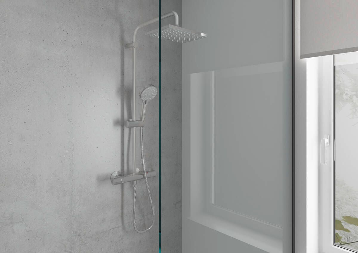 Hansgrohe Vernis Blend zestaw prysznicowy termostatyczny ścienny z deszczownicą chrom 26286000 - Wysyłka w 24h