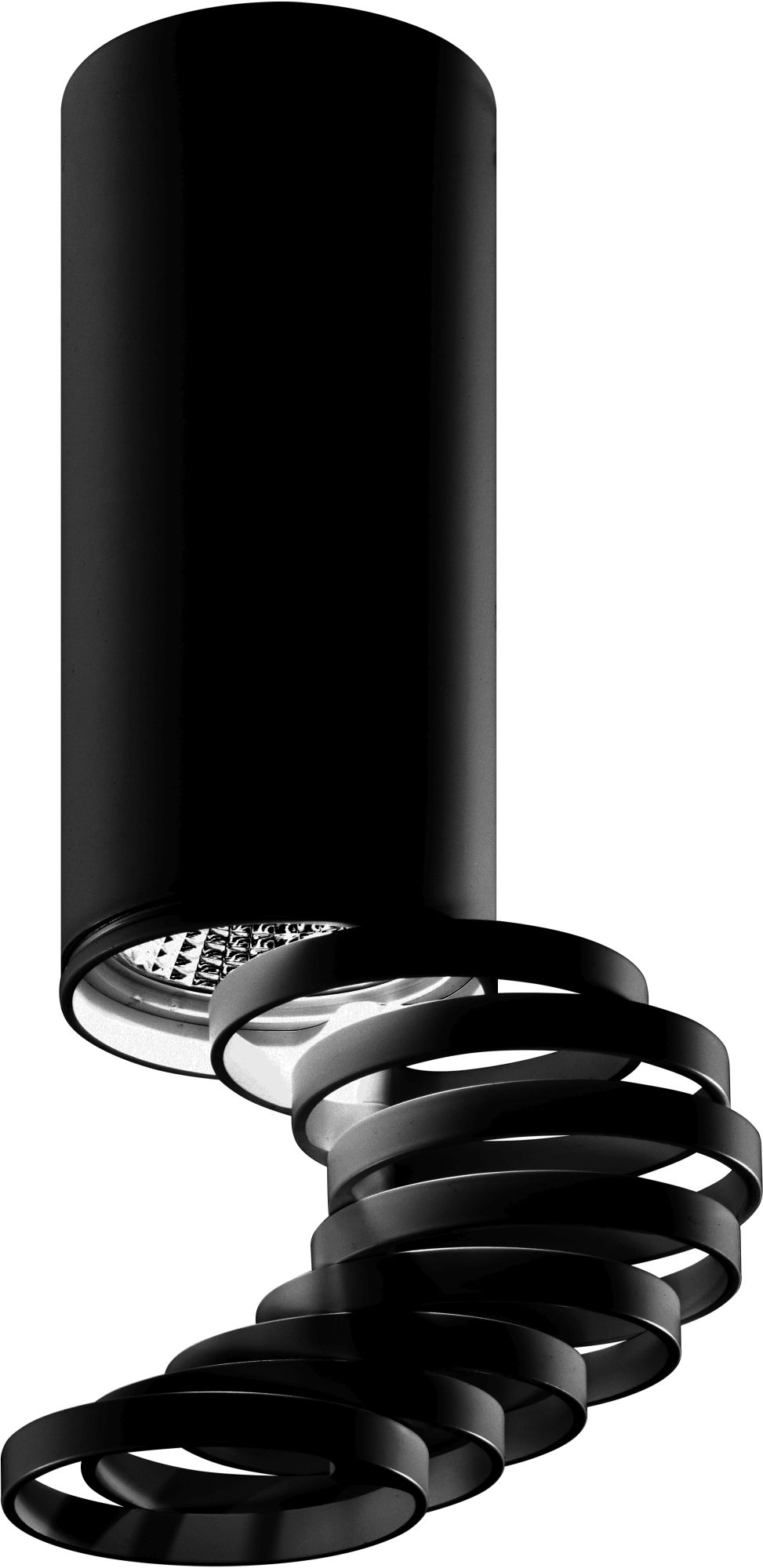 Candellux Tuba lampa podsufitowa 1x50W czarna 2282732
