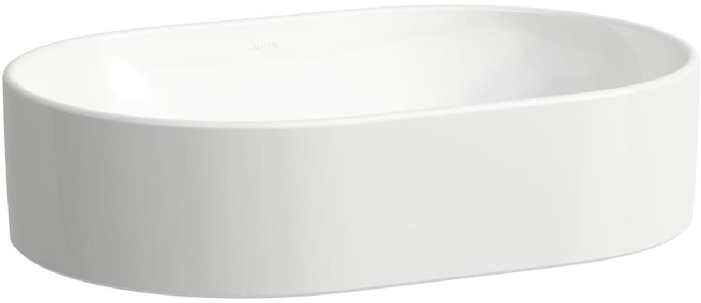 Laufen Savoy umywalka 55x38 cm owalna nablatowa biała H8129440001091