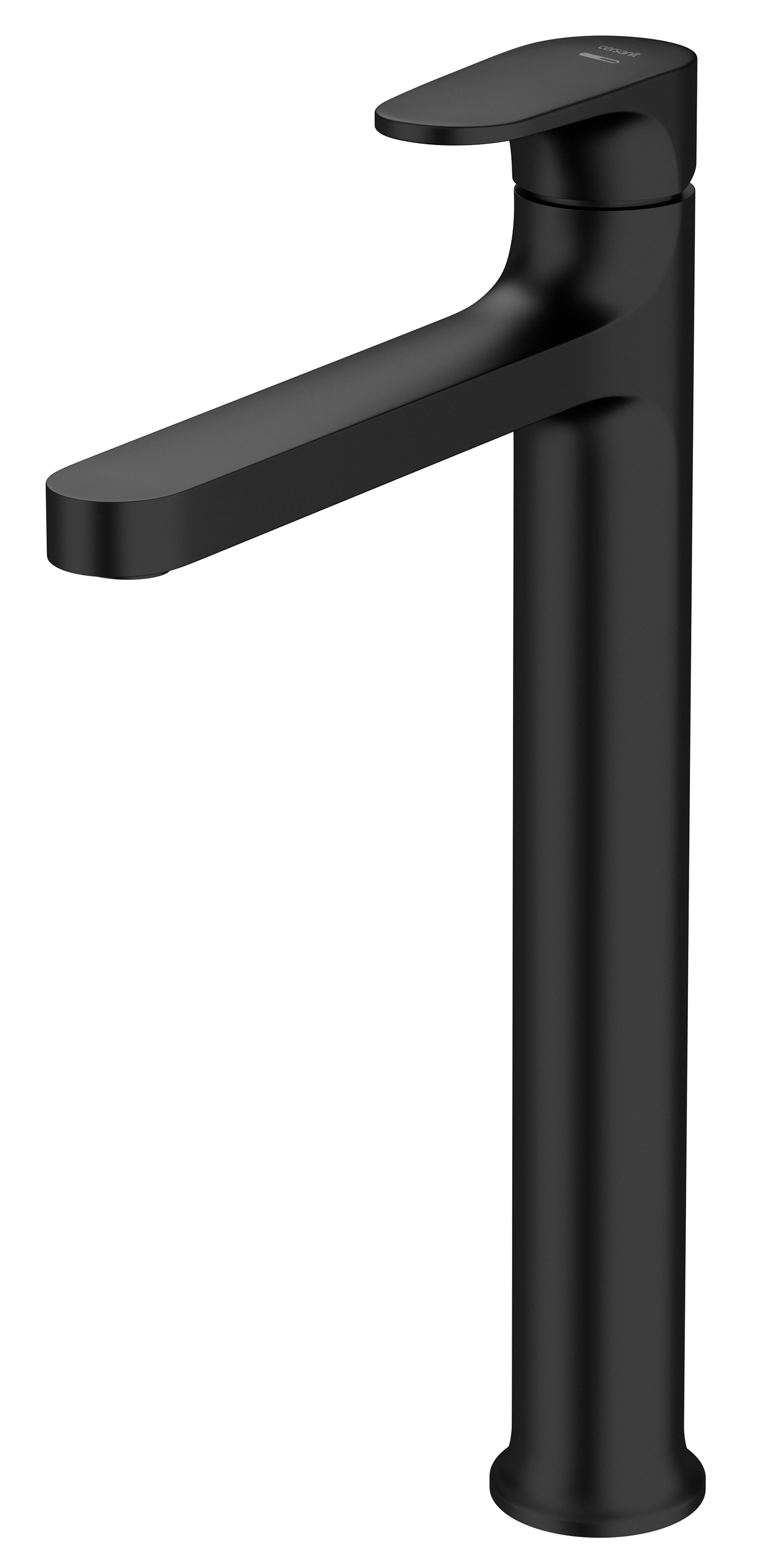 Cersanit Inverto bateria umywalkowa stojąca wysoka czarna uchwyty 2 Design in 1 czarny i złoty S951-303