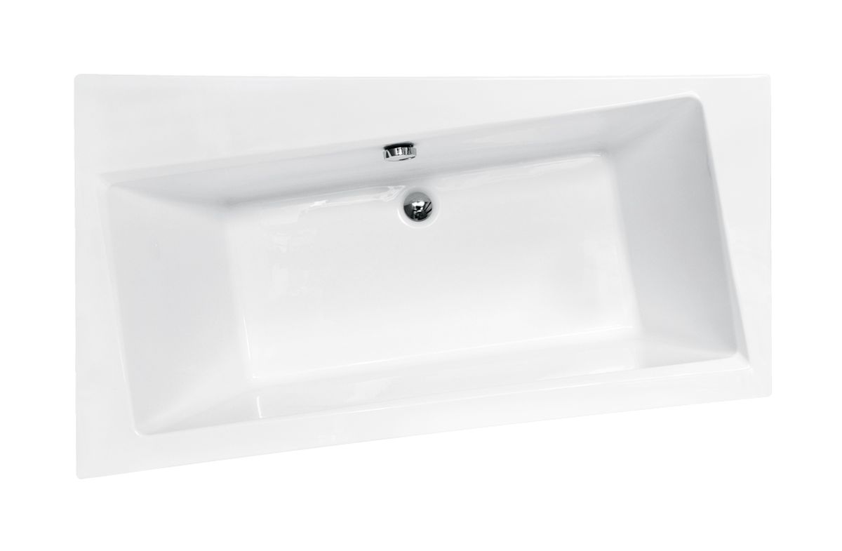 Besco Infinity wanna narożna 170x110 cm lewa biała #WAI-170-NL