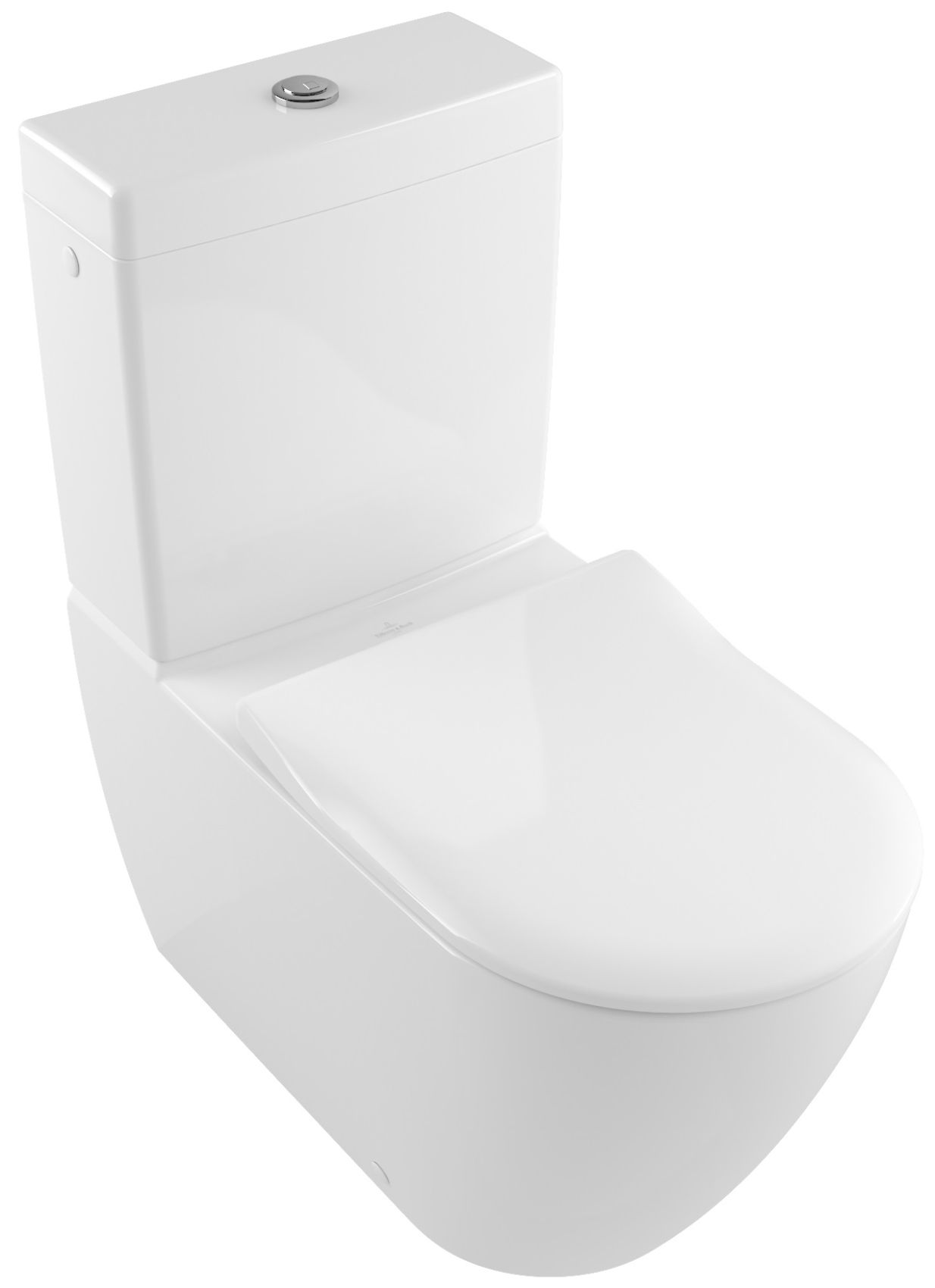 Villeroy & Boch Subway 2.0 miska WC kompakt stojąca bez kołnierza Weiss Alpin 5617R001