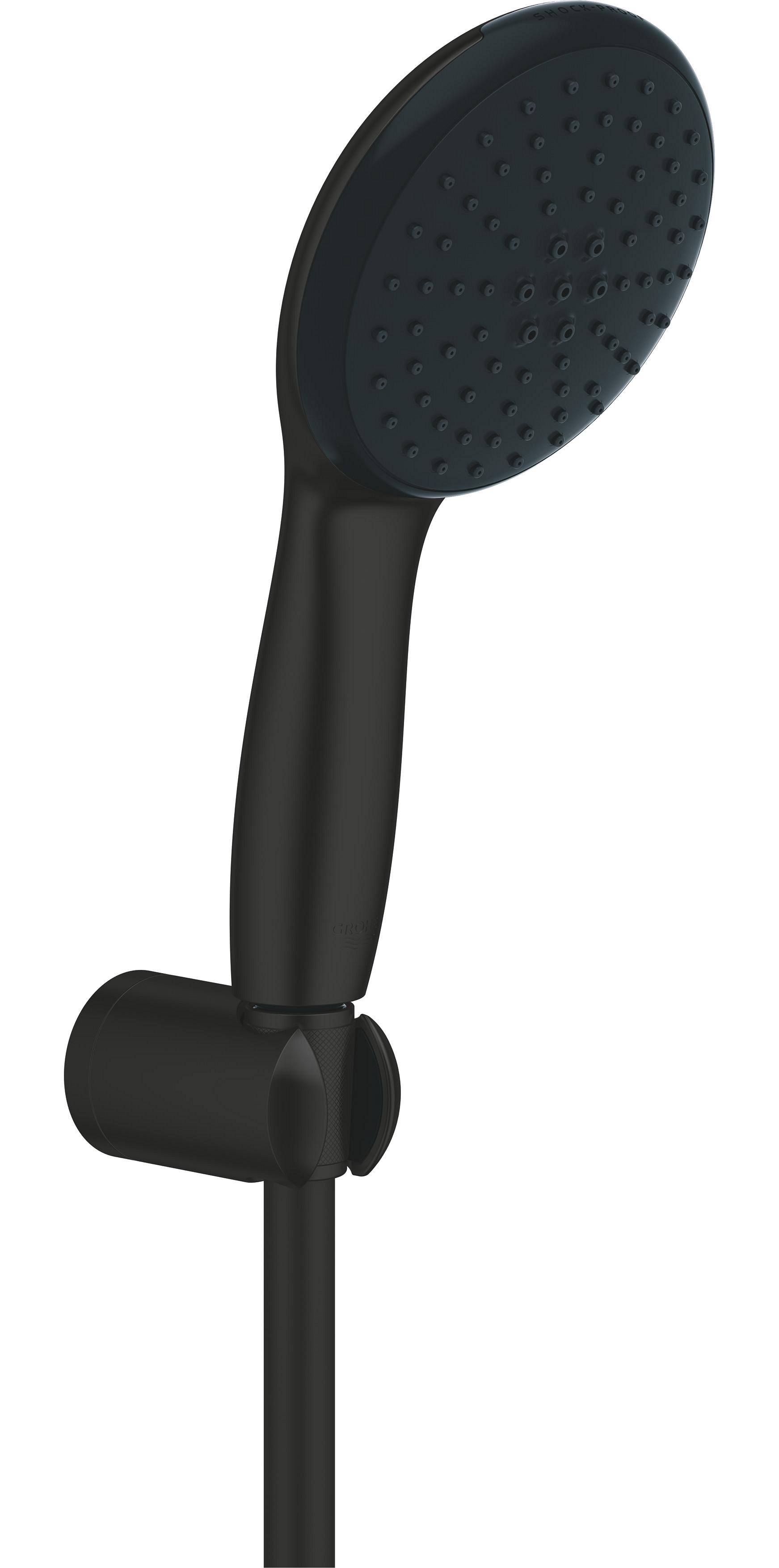 Grohe Vitalio Start 110 zestaw prysznicowy ścienny punktowy czarny mat 279502431 - Wysyłka w 24h