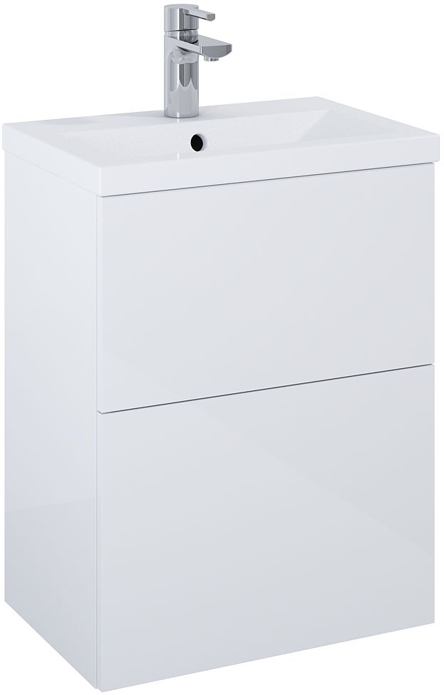 Elita Kido umywalka z szafką 50,6 cm biały połysk RE020501118060