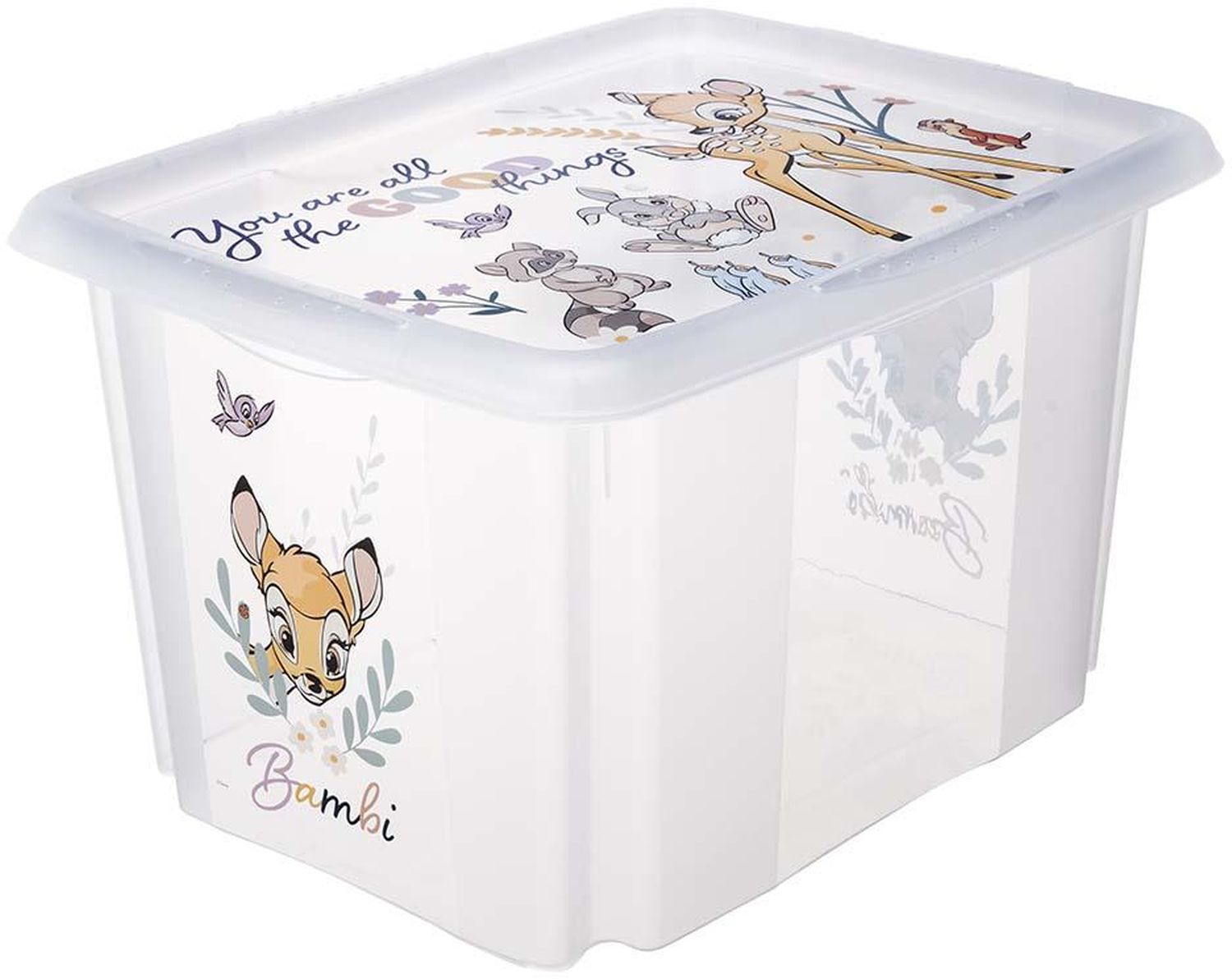 Keeeper Karolina pojemnik do przechowywania 30 l Bambi transparent 1223800126600