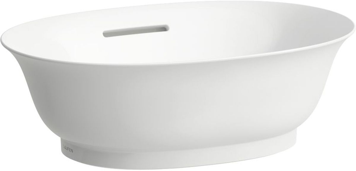 Laufen The New Classic umywalka 45x31 cm owalna nablatowa biała H8128514001091