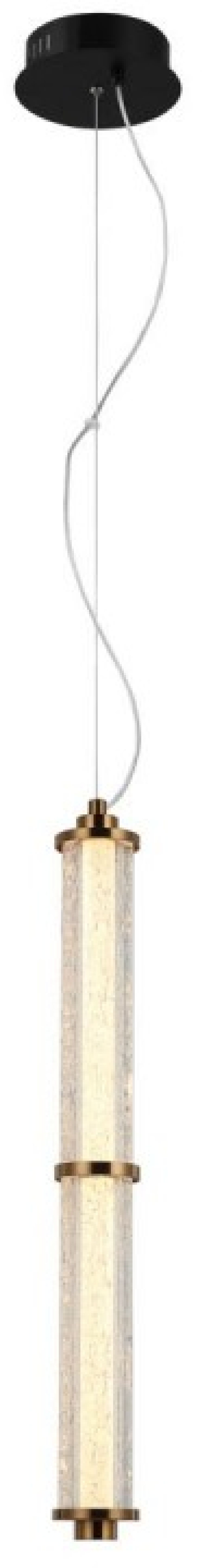 Italux Sanpo lampa wisząca 1x6 W przezroczysta PND-26384-2V-GD-CL