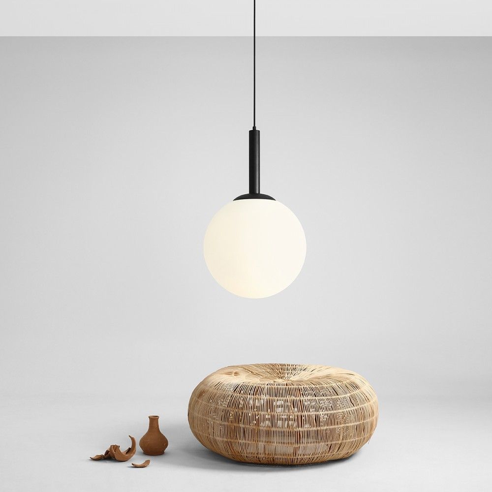 Aldex Bosso Grande 40 lampa wisząca 3x60W czarna/biała 1087XL1