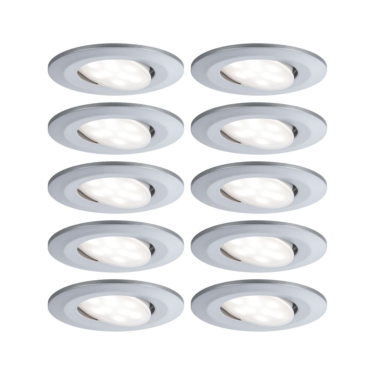 Paulmann Calla lampa do zabudowy 10x6,5W chrom mat 99925