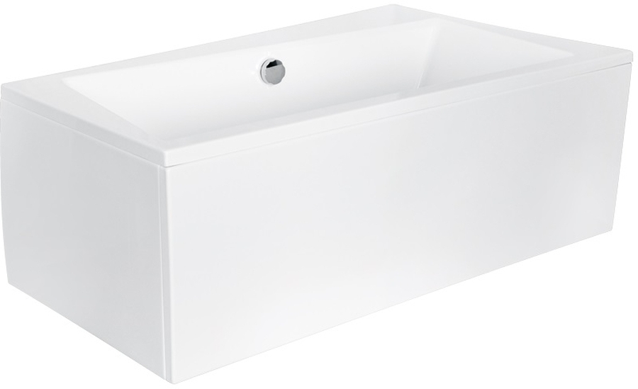 Zestaw Besco Infinity wanna narożna 150x90 cm asymetryczna prawa z obudową (#WAI150NP, OAI150NS)