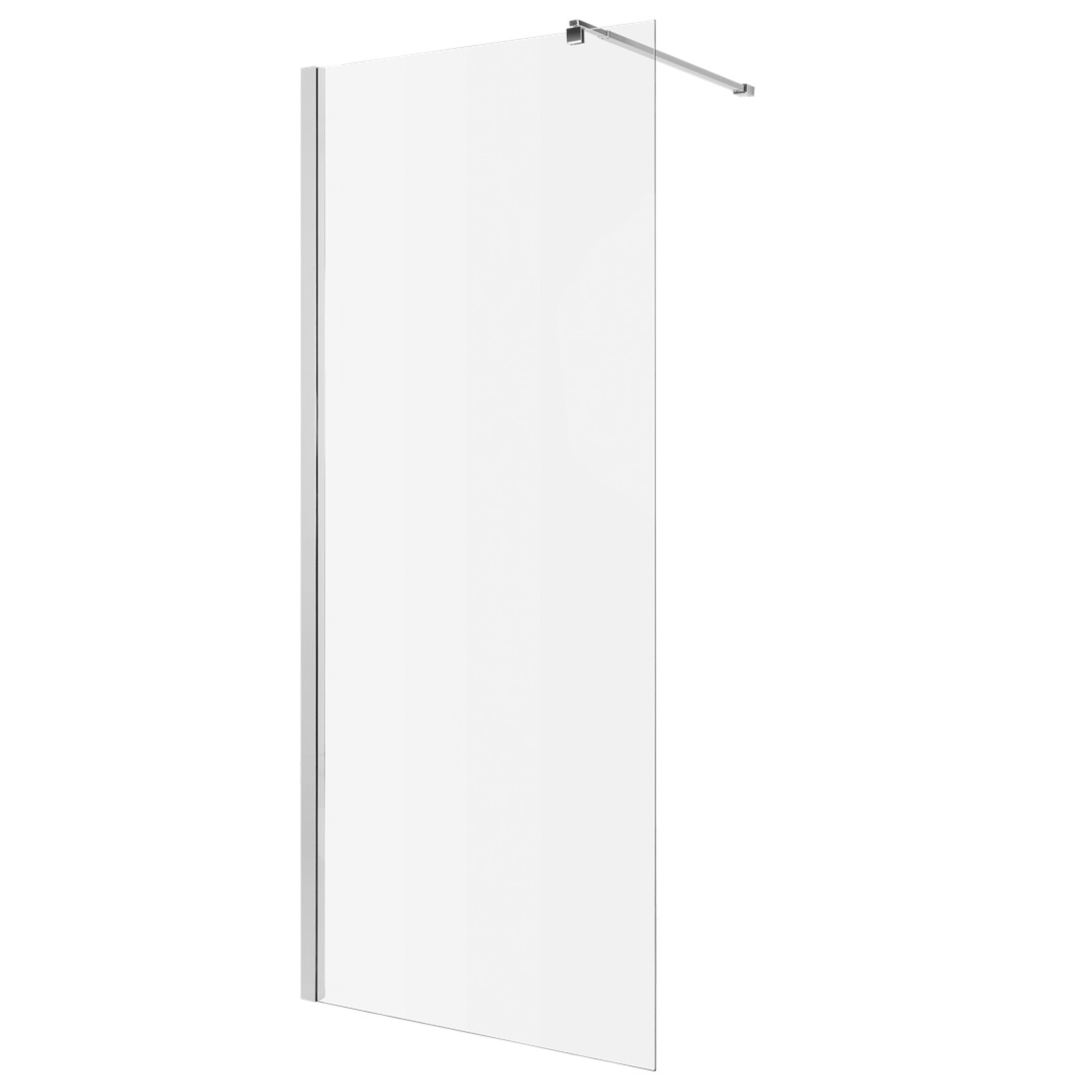 Invena Walk-in ścianka prysznicowa 120 cm chrom/szkło przezroczyste AK-32-126 - Wysyłka w 24h