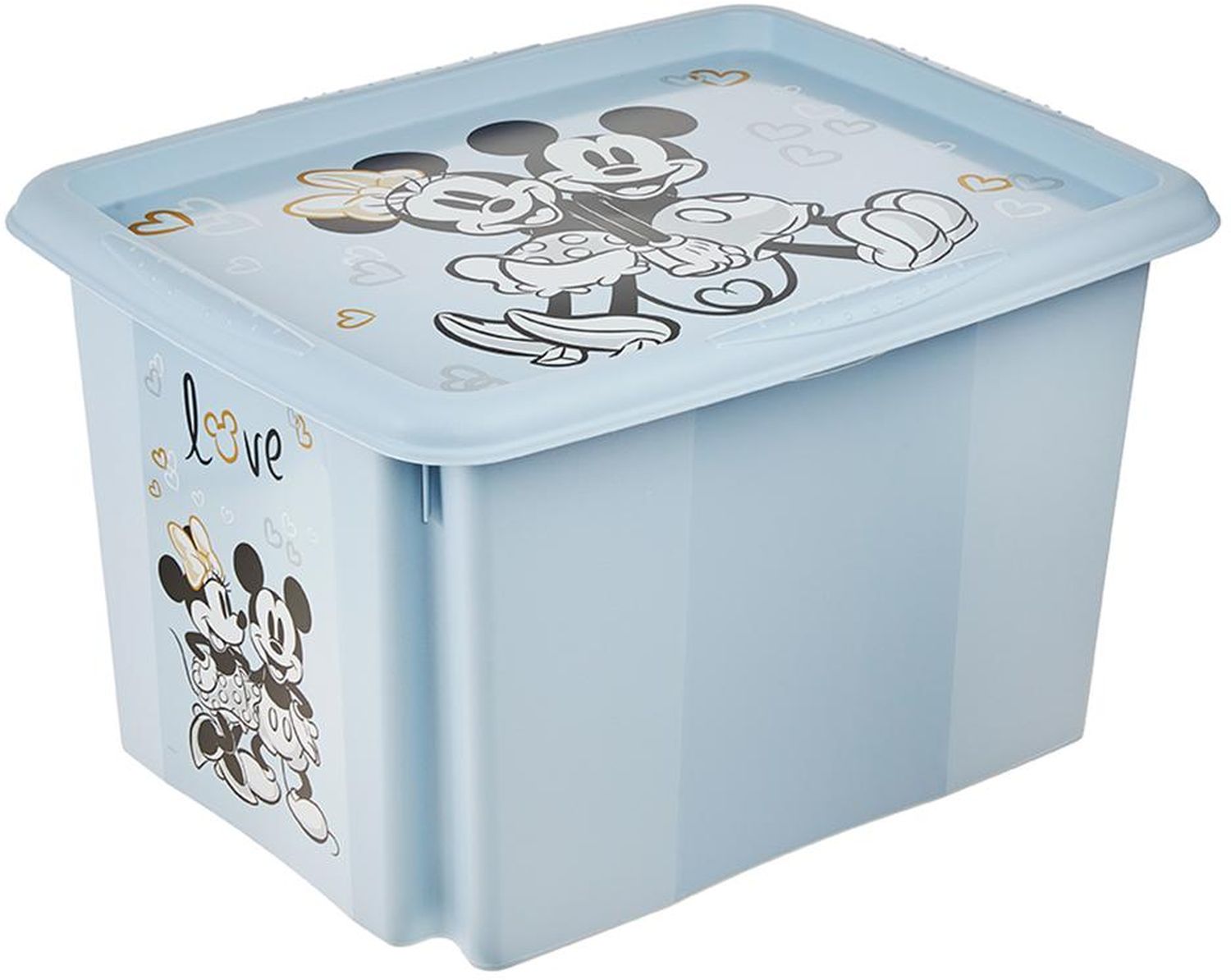 Keeeper Karolina pojemnik do przechowywania 30 l Mickey jasny niebieski 1223868424700 - Wysyłka w 24h