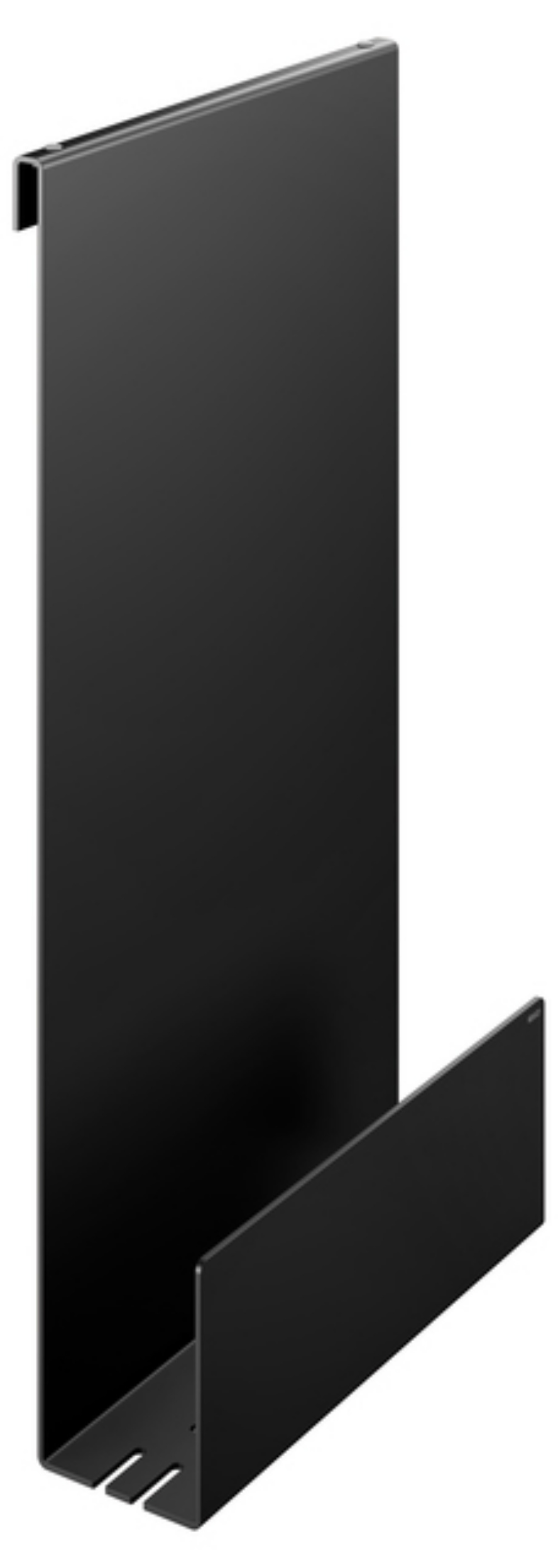 Keuco Black Selection półka prysznicowa 32 cm na kabinę czarny mat 24951370000