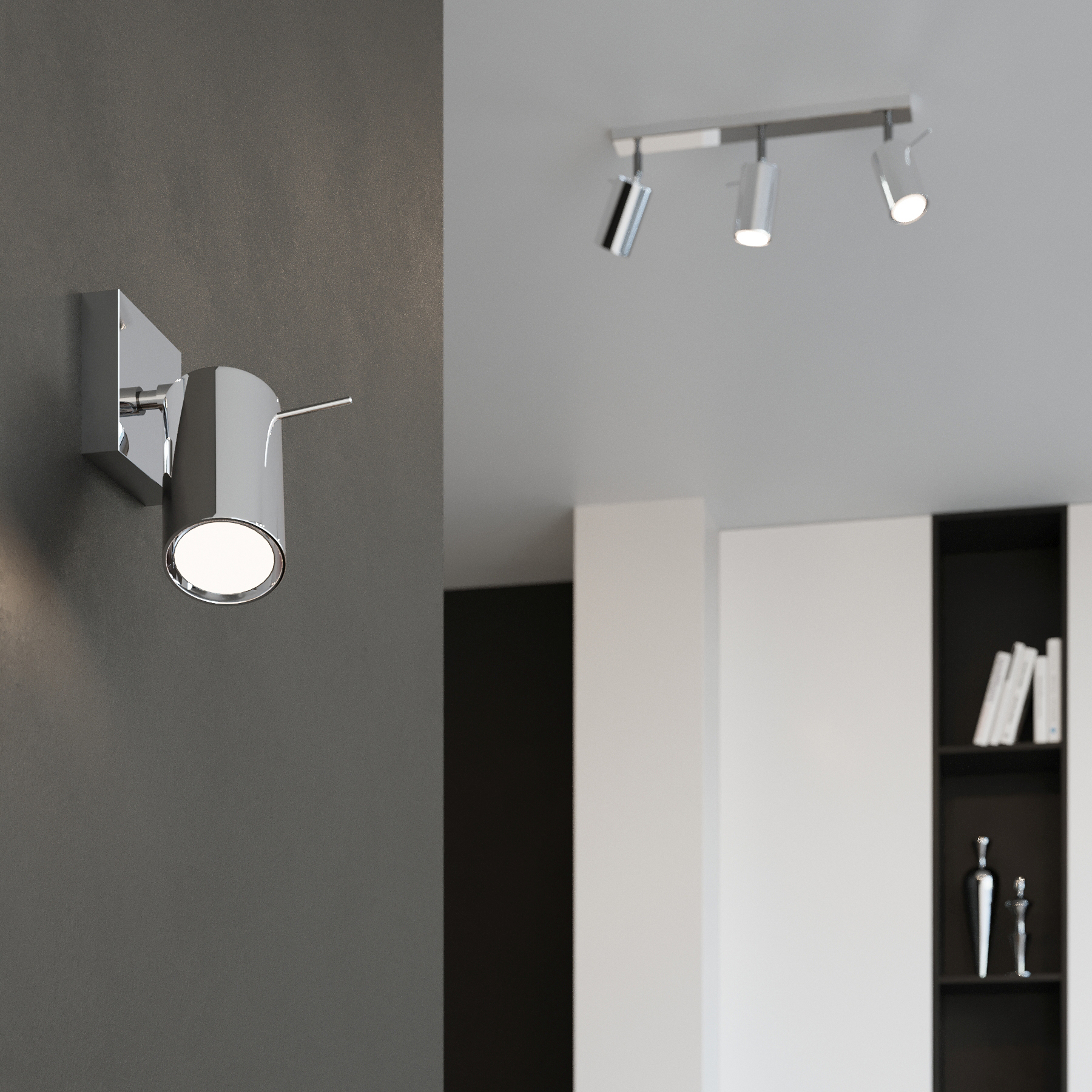 Sollux Lighting Ring kinkiet 1x6W chrom SL.0727