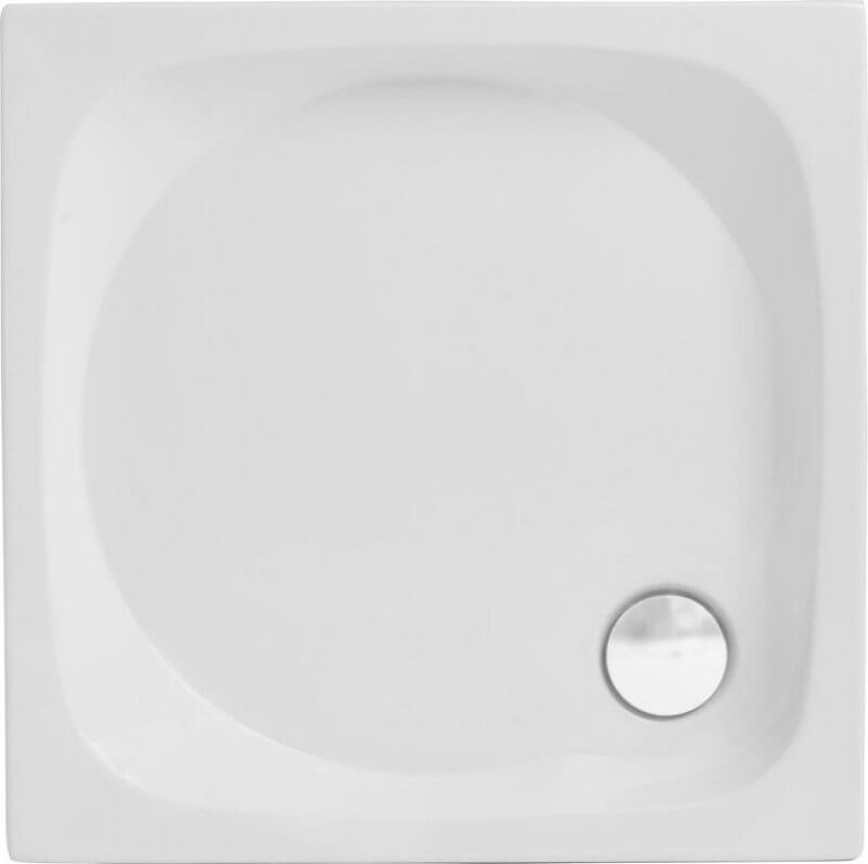 Polimat Nowy Styl brodzik 80x80 cm kwadratowy biały 00609