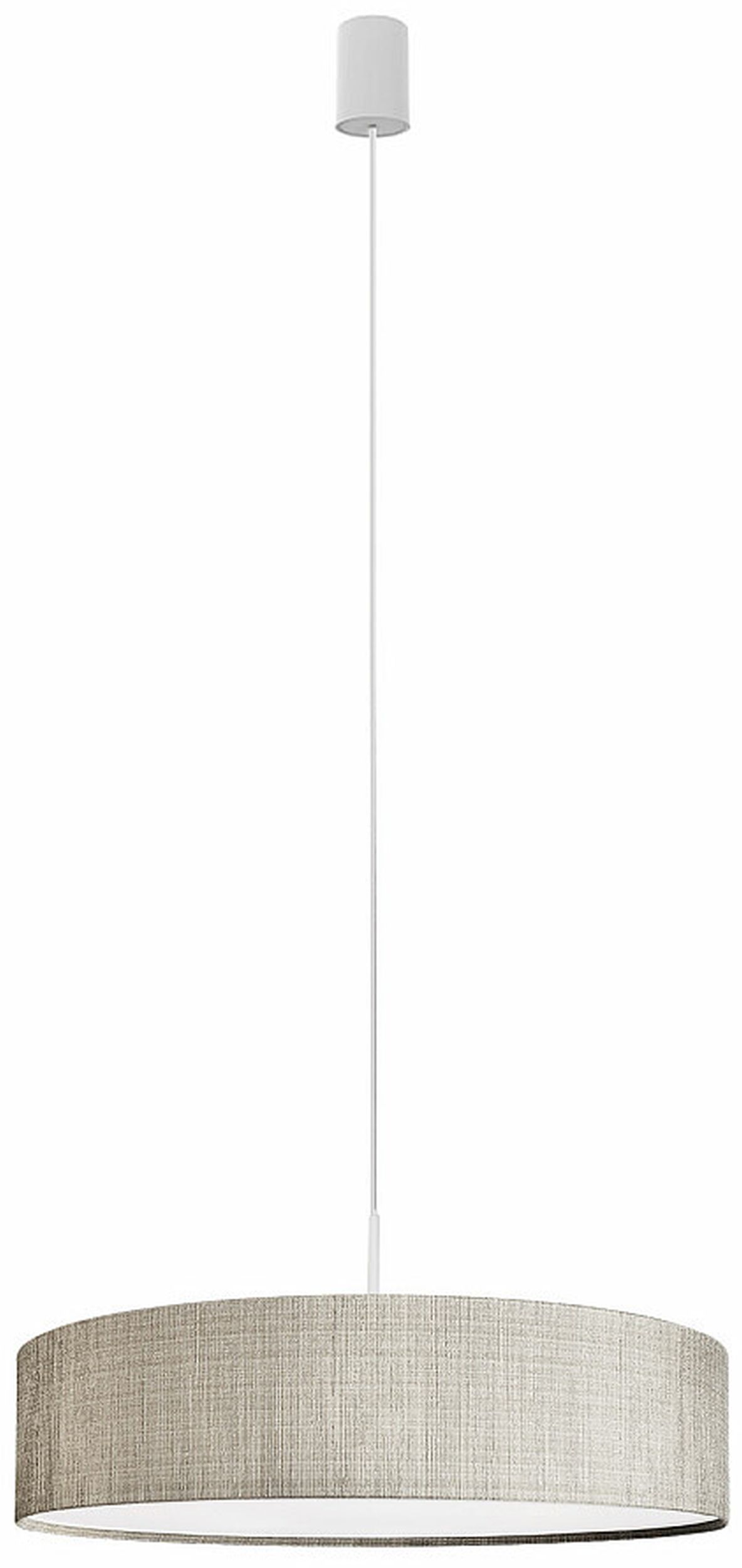Nowodvorski Lighting Turda lampa wisząca 3x15 W biała-szary/popielaty 8946
