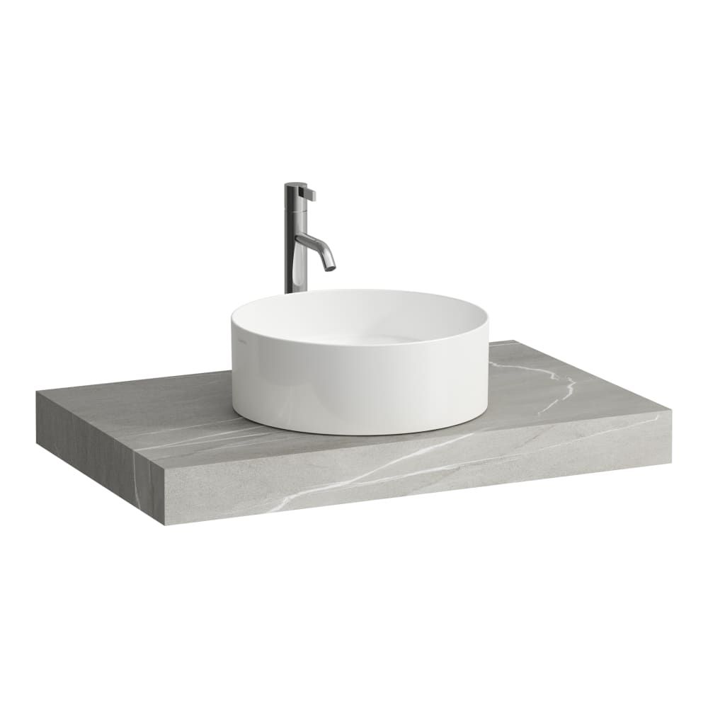 Laufen Living umywalka 38x38 cm okrągła nablatowa biała H8114354001121