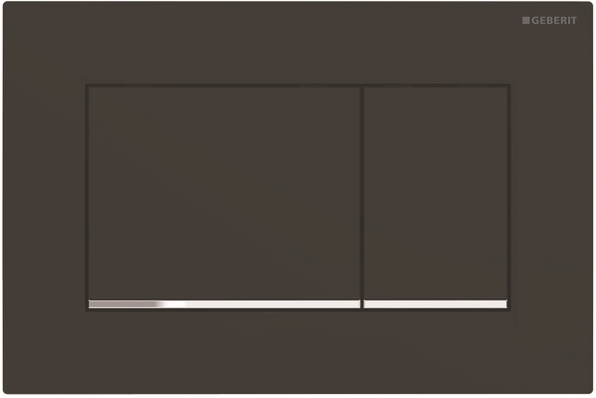 Geberit Sigma20 przycisk spłukujący do WC czarny 115.883.14.1