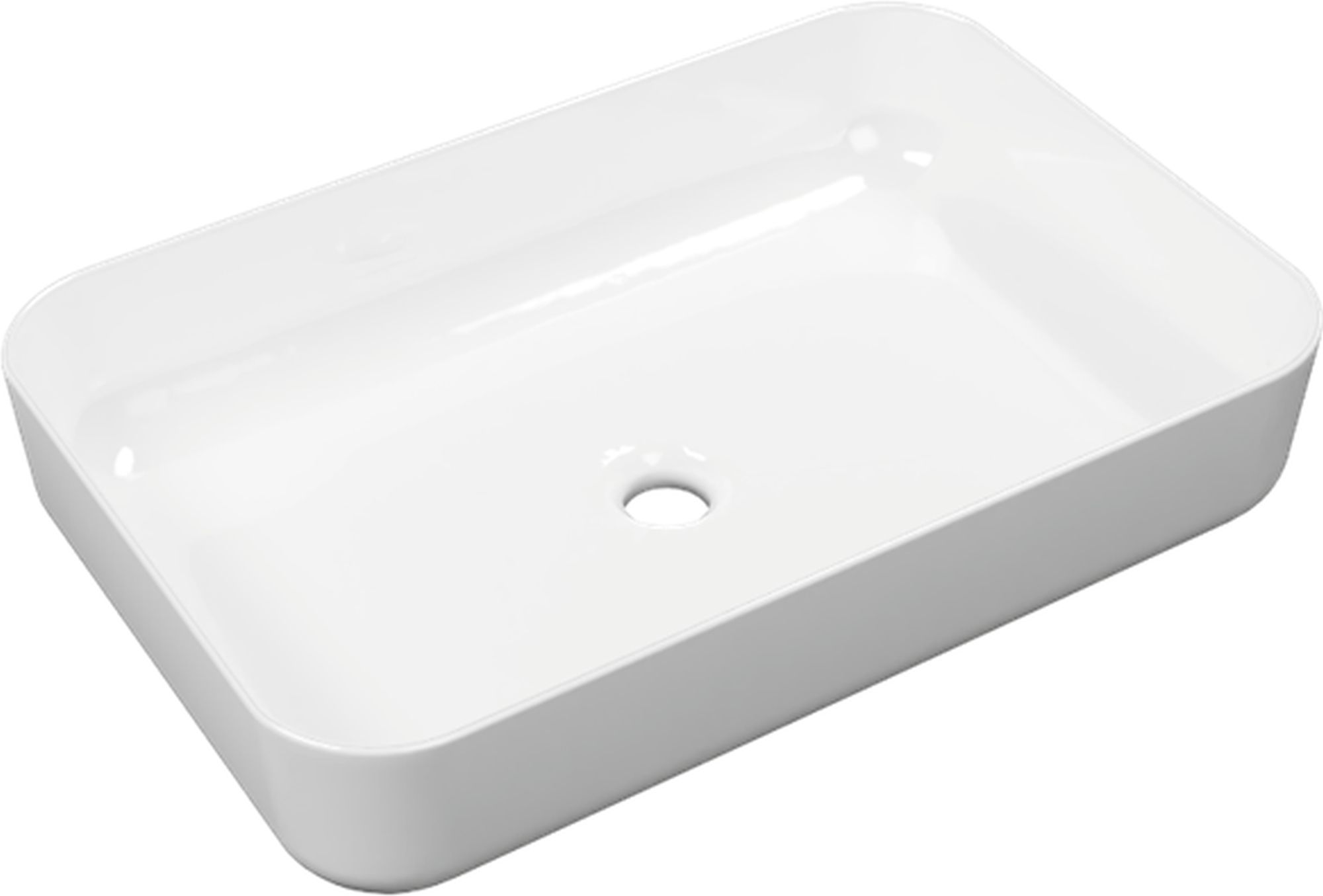 Excellent Cori 2.0 umywalka 58x38 cm prostokątna nablatowa biała CEEX.6901.580.WH