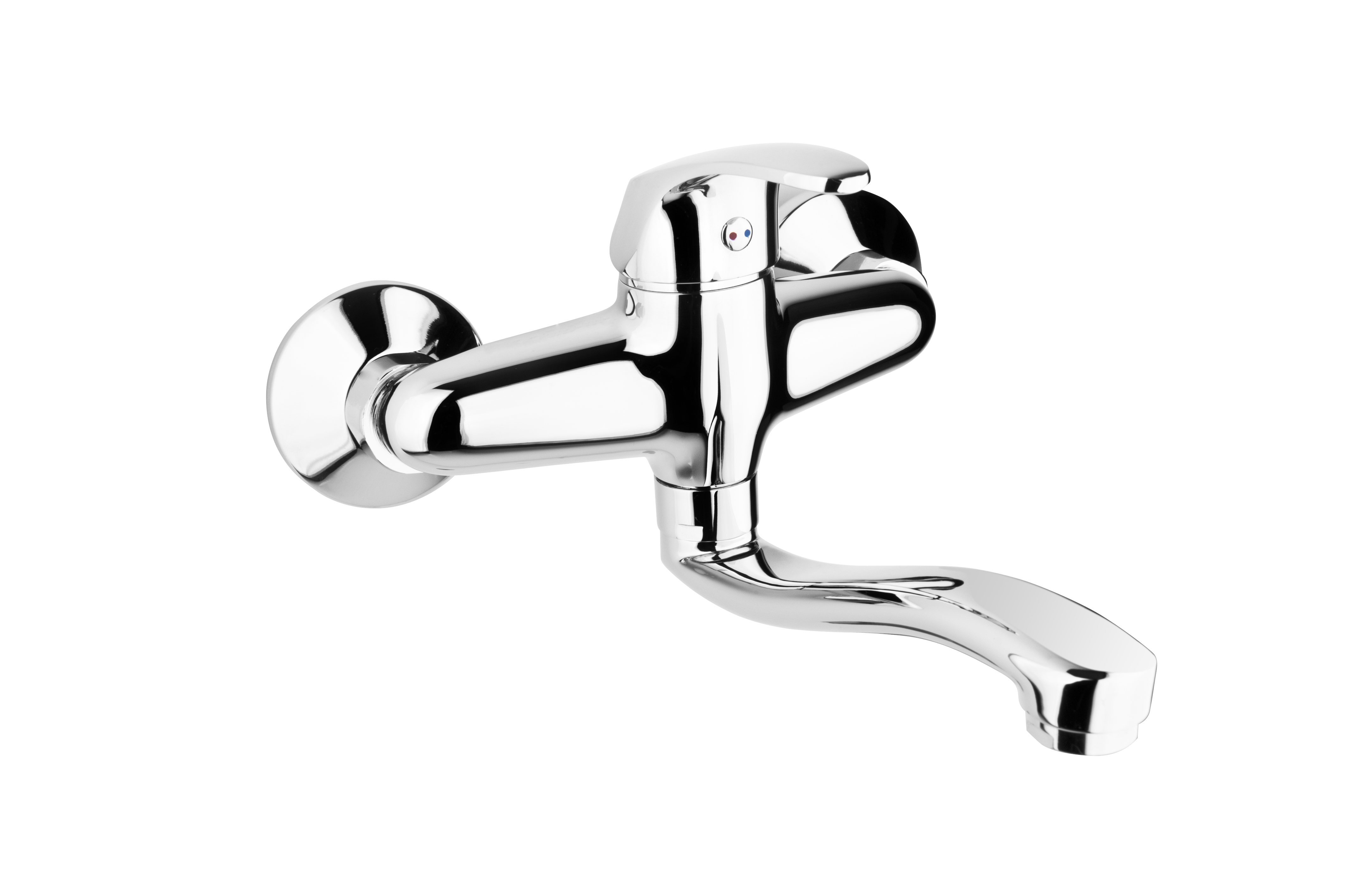 KFA Armatura Krzem bateria kuchenna ścienna chrom 4210-910-00