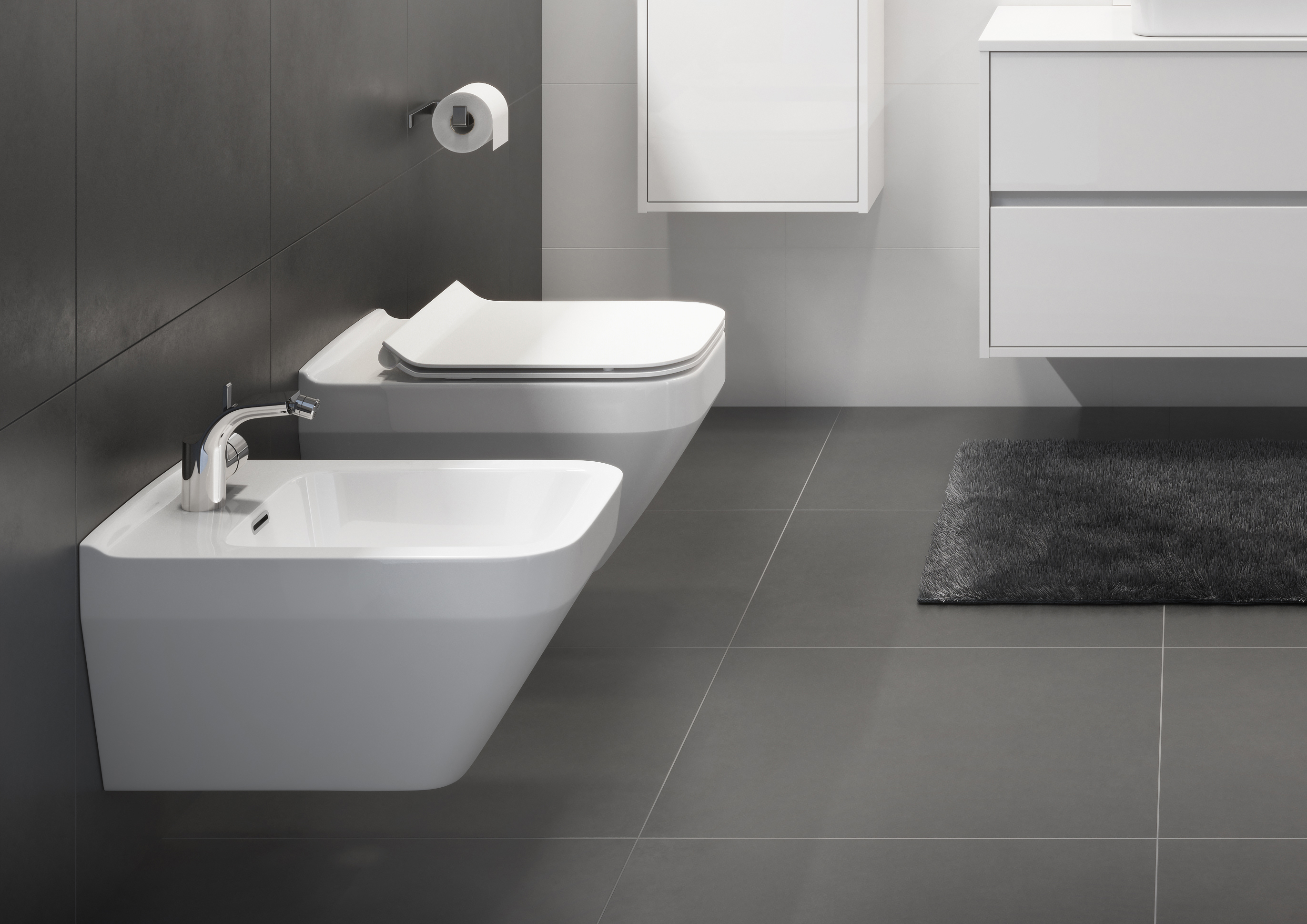 Zestaw Cersanit Crea miska WC Clean wisząca On z deską wolnoopadającą Slim EcoBox biały S701-213-ECO