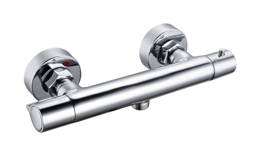 Invena Slim bateria prysznicowa ścienna termostatyczna chrom BT-00-S01