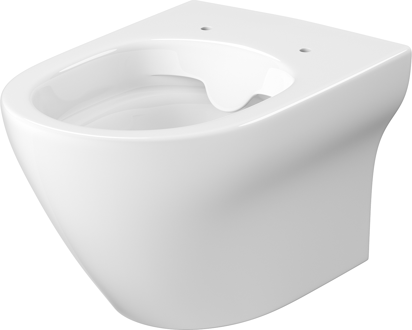 Cersanit Larga Oval miska WC wisząca CleanOn bez kołnierza biała K120-003 - Wysyłka w 24h