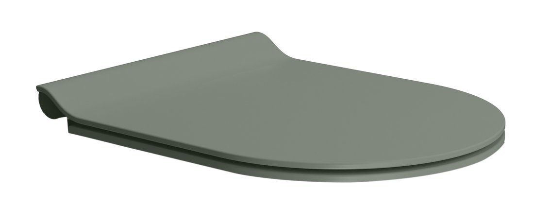 GSI Pura deska sedesowa wolnoopadająca slim agave mat/chrom MS86CSN04
