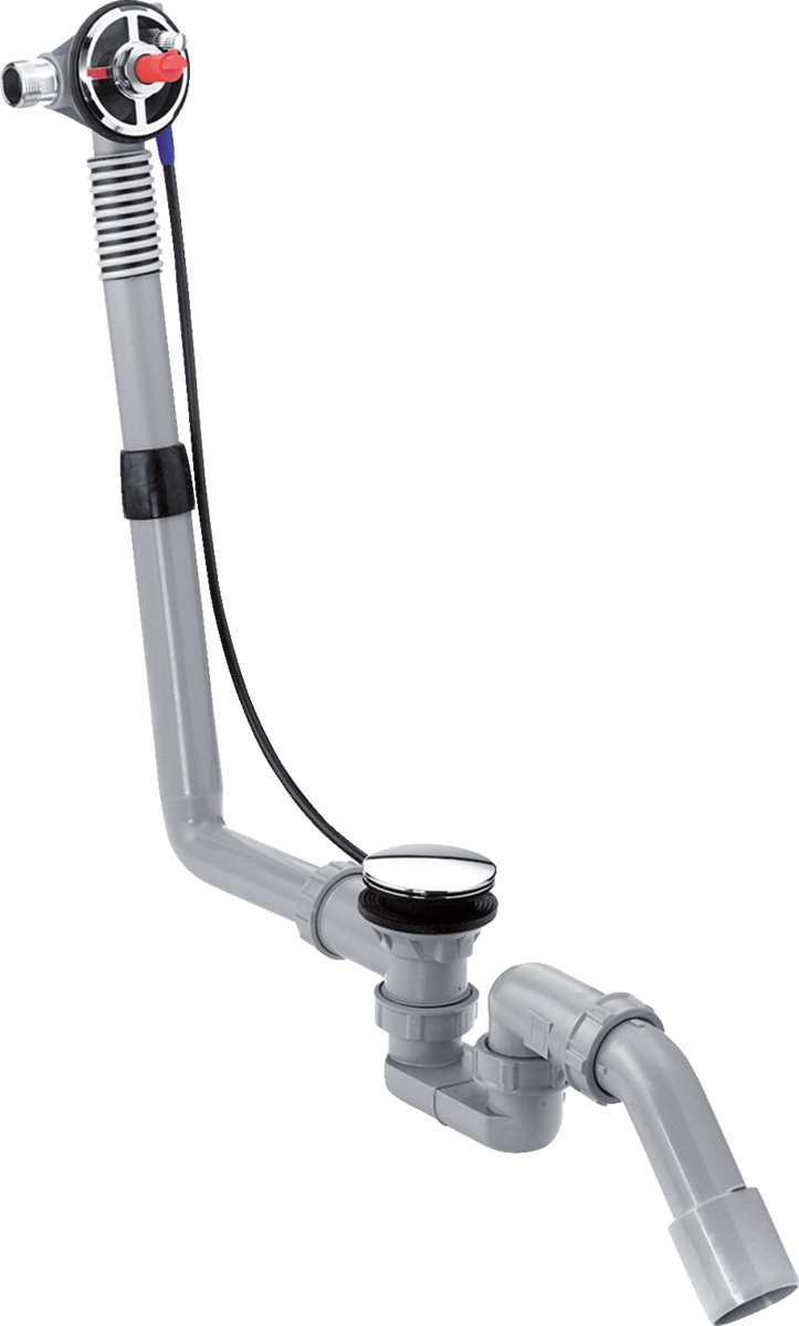 Hansgrohe Exafill S syfon wannowy z napełnianiem przez przelew chrom 58115180 - Wysyłka w 24h