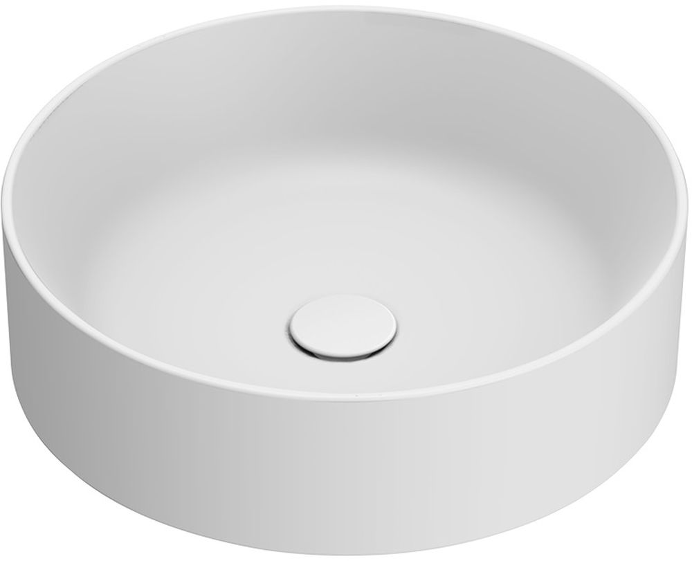 Catalano Zero umywalka 45x45 cm okrągła nablatowa biała 0123450021